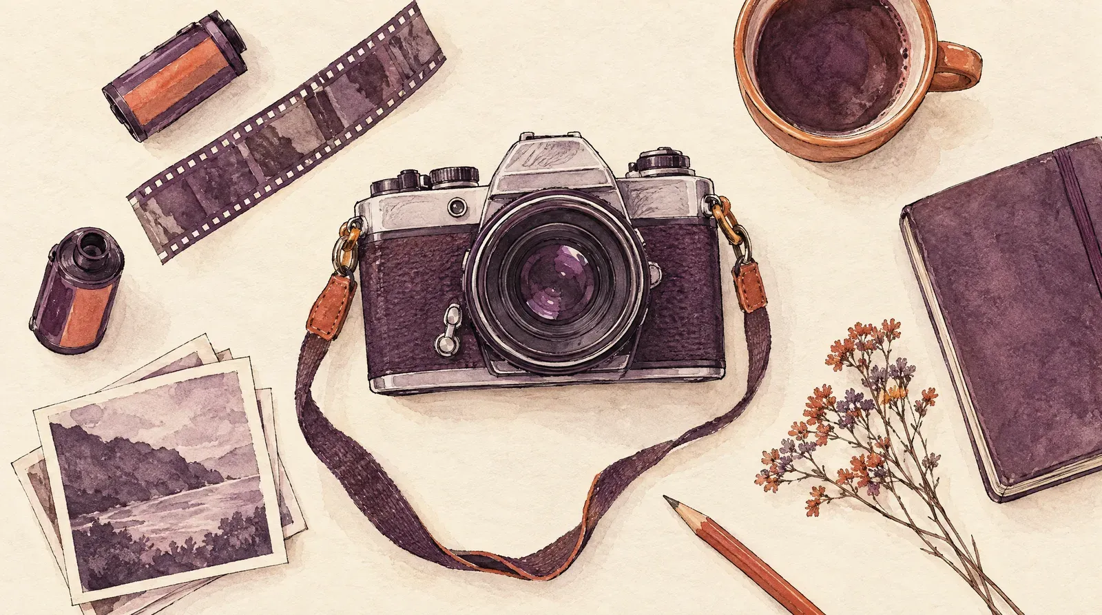 Ink drawing of a protected video frame without outside promotional elements