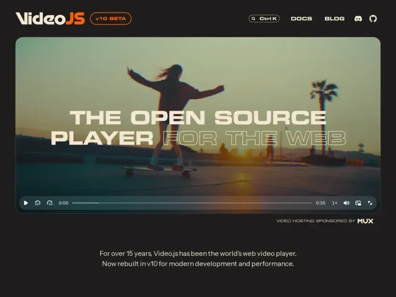 Video.js homepage