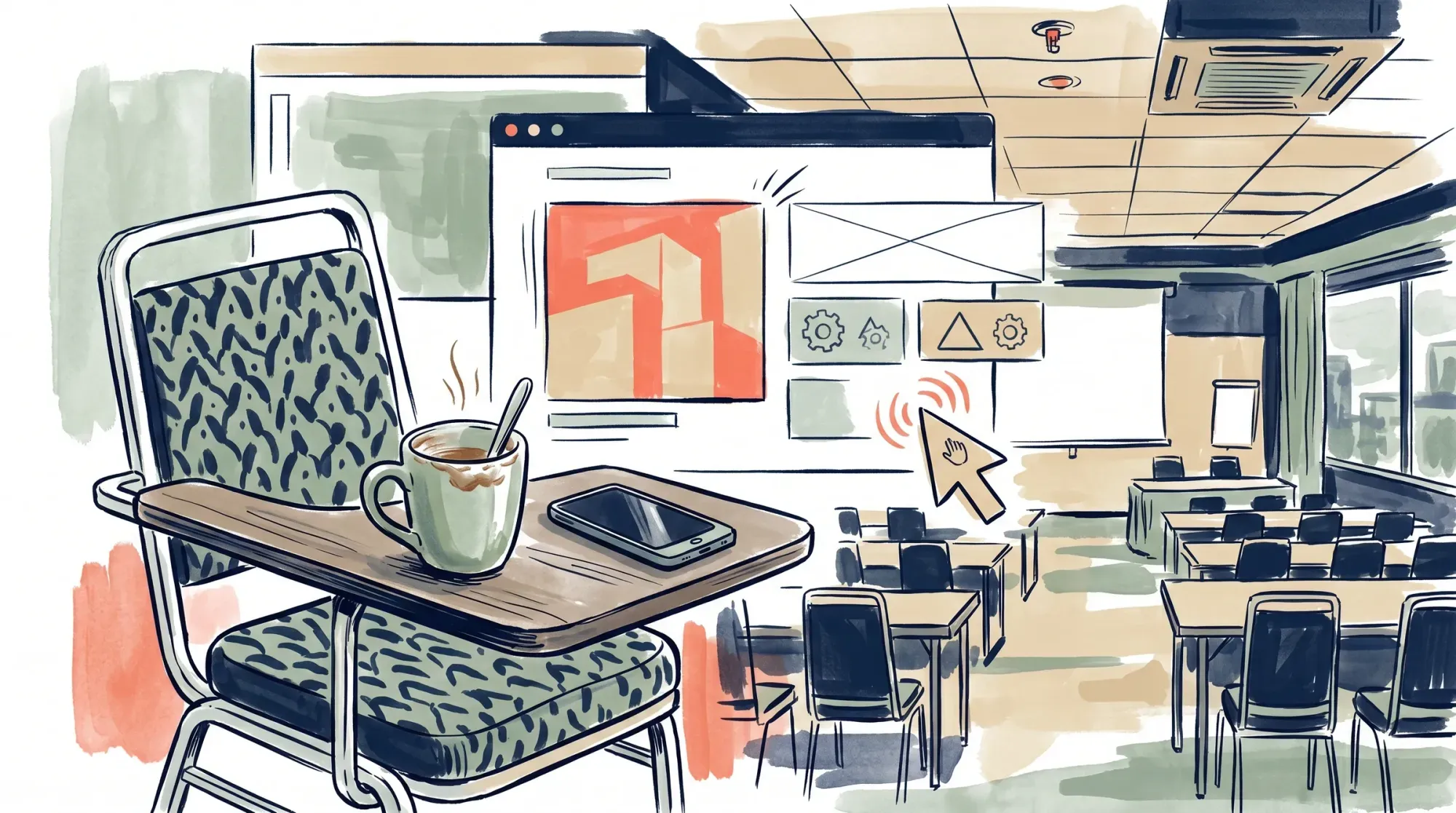 Developer laptop with code editor open for WordPress optimization