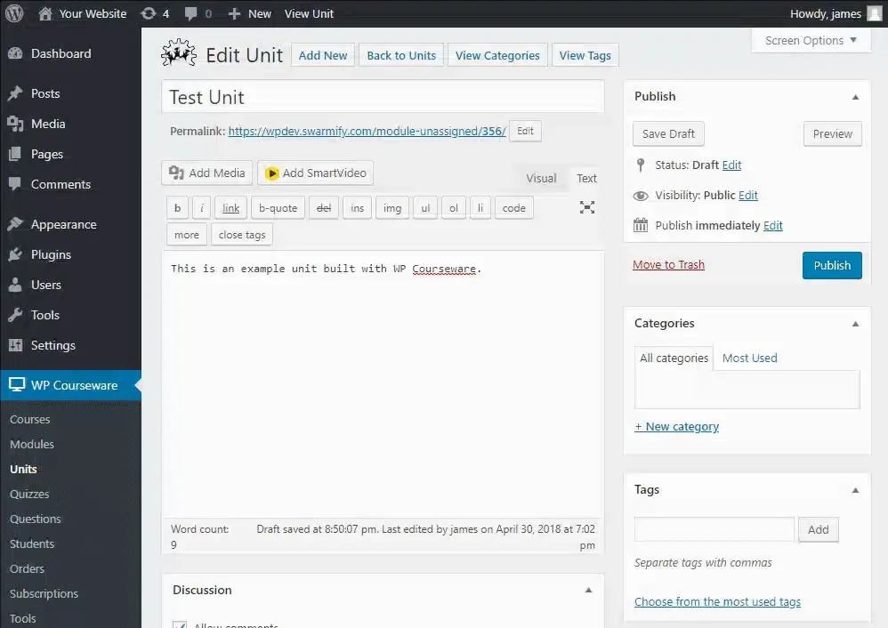 wp-courseware-media-library