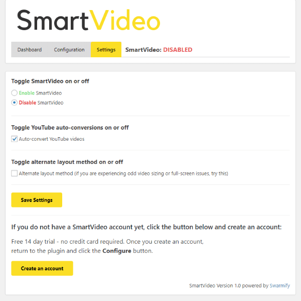 Say hello to the SmartVideo plugin for WordPress 🎉