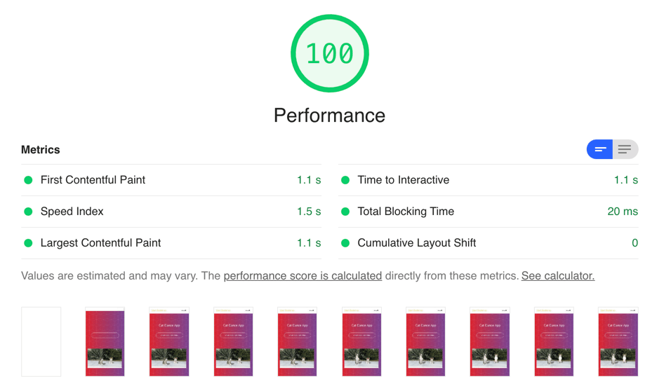 Framehole: PageSpeed 6.0 loophole for easy perfect score