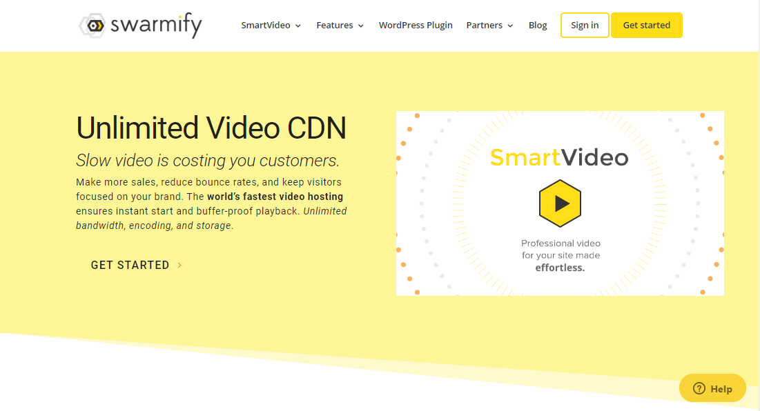 swarmify smartvideo video hosting