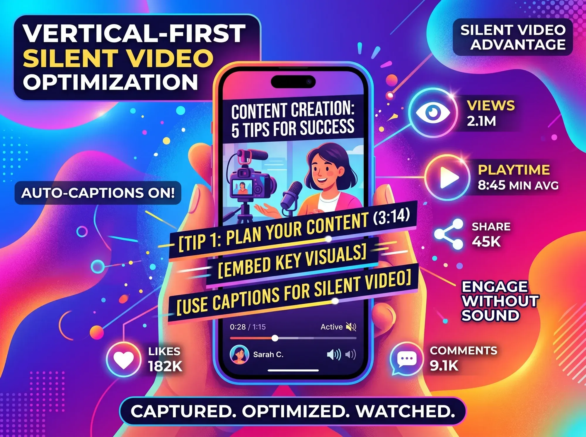 video advertisements on LED billboard in city